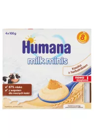 Humana Milk Minis Deserek mleczny po 8. miesicu kaszka z herbatnikiem 400 g
