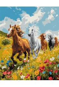 Ideyka Malowanie po numerach - Polowa harmonia 40x50cm