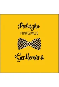 Poduszka prezentowa Prawdziwy Gentelmen