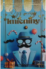 Yeku Karnet Imieniny m�skie 2K-189