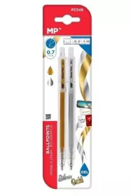 Mp Main Paper D�ugopis �elowy metalizowany 0,7mm srebrny z�oty