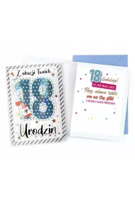 Kukartka Karnet B6 Urodziny 18