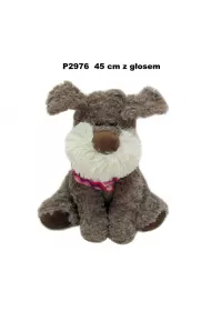 PLUSZAK PIES Z GLOSEM 45CM SIEDZACY SA Sun-Day