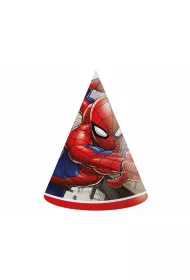 Godan Czapeczki papierowe Spiderman Crime Fighter 6 szt.
