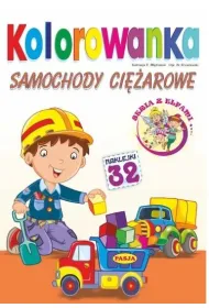 Samochody ci�arowe. Kolorowanka