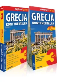 Grecja kontynentalna Explore! guide. 3 w 1: przewodnik atlas mapa