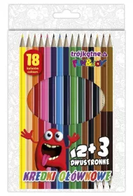 Titanum Kredki o��wkowe tr�jk�tne 18 szt.