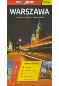 Warszawa. Foliowany plan miasta w skali 1:26 000