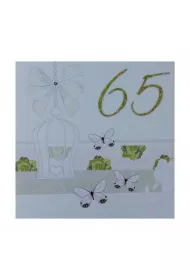 Clear Creations Karnet Urodziny Kr�liki Swarovski CL0323
