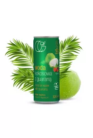 Quality Food Woda kokosowa z ekstraktem z guarany i magnezem 320 ml