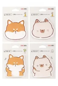 Deli Notes samoprzylepny piesek shiba 30 kartek mix wzor�w