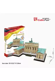 Puzzle 3D Brama Brandenburska Cubic Fun