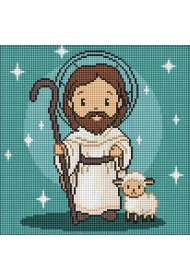 Diamentowa mozaika Kids - Ukochany Jezus 30x30cm Ideyka