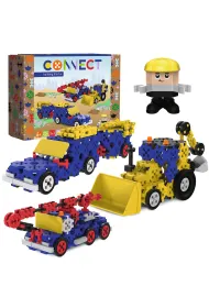 Klocki Connect - Pojazdy budowlane / SUV L TREFL