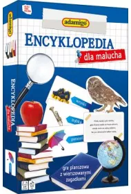 Encyklopedia dla malucha. Gra planszowa z wierszowanymi zagadkami Adamigo