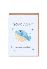 Cardie Kartka Gratulacje Rozdymka, eko koperta