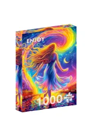 Puzzle 1000 �cie�ka ulubionych kolor�w Enjoy