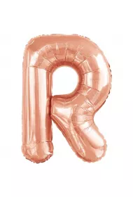 Amscan Balon foliowy litera R r�owe z�oto 60,5x86cm