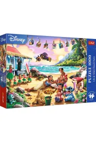 Puzzle 1000 Trefl Premium Plus Lilo & Stitch Impreza na pla�y 10918
