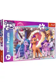 Puzzle maxi 24 el. Rado�� Kucyk�w Pony Trefl
