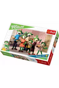 Puzzle 60 el. Rodzinne �niadanie - Rodzina  ik�w 17293 Trefl