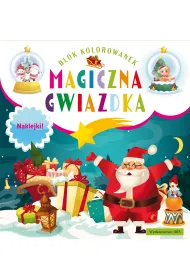 Blok kolorowanek. Magiczna gwiazdka