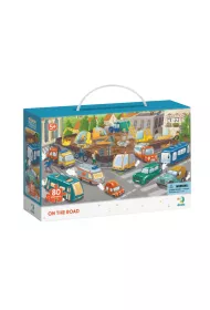 Puzzle obserwacyjne 80 el. Na drodze Dodo