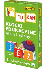 Klocki edukacyjne 18 elementw