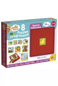 Carotina Baby - Puzzle progresywne Zwierztka Lisciani