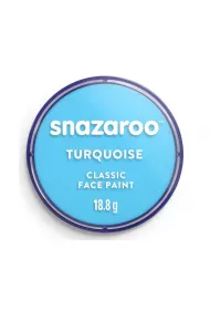Farba do twarzy turkusowa 18ml Snazaroo