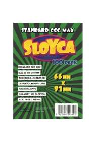 Koszulki Standard CCG MAX 66x91mm (100 szt) Sloyca