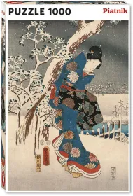 Puzzle 1000 el. Hiroshige, Tale of Genji PIATNIK
