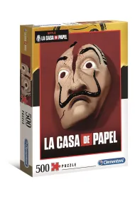 Puzzle 500 el. Netflix. La Casa de Papel 2 Clementoni