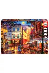 Puzzle 5000 el. Miasteczko we Francji Educa
