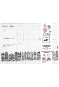 Funny Mat Transparent - Business planer. Mata do kolorowania wielokrotnego u�ytku Strigo