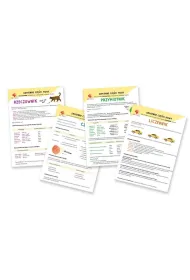 Plansze edukacyjne Odmienne cz�ci mowy A4
