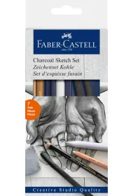 Faber-Castell Zestaw do szkicowania Charcoal 7 szt.