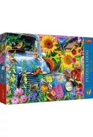 Puzzle 1000 el. Wiejska sielanka: �piewaj�ce Ptaki Trefl