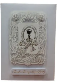 Jean Marc Album Komunia �wi�ta, koronka (15x21cm) 5180 mix
