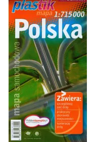 Mapa samochodowa Polska 1:715 000