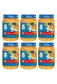 Gerber Zupka ros z cielcink dla niemowlt po 9 miesicu zgrzewka 6 x 190 g