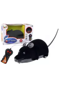 Mysz R/C z pilotem czarna LeanToys
