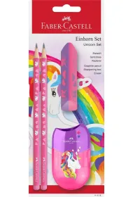 Faber-Castell Zestaw szkolny jednoro�ec 2 x o��wek +temper�wka + gumka blister
