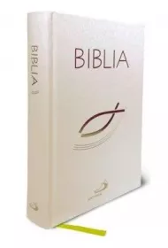 Biblia z rybk� - bia�a z paginatorami TW