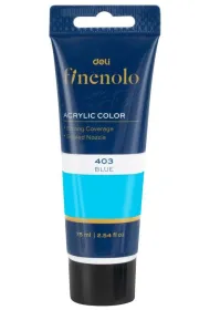 Deli Farba akrylowa Finenolo niebieska 75ml