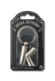 If Silver Letter Keyring - brelok do kluczy litera K
