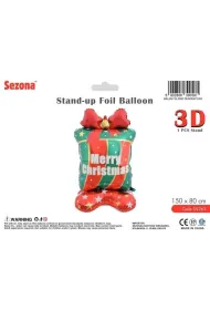 Balon Bo�e Narodzenie Prezent 150x80cm