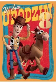 Kukartka Karnet B6 DS-032 Urodziny 8 Toy Story