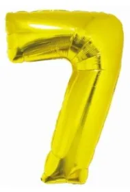 Godan Balon foliowy cyfra 7 z�ota Smart 76cm