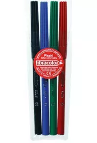 Fibracolor Pisaki w etui 4 kolory